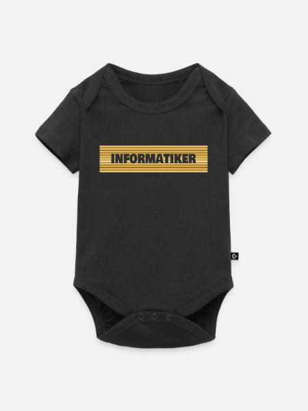 Geschenk für Informatiker - Baby Premium Kurzarmbody - Schwarz