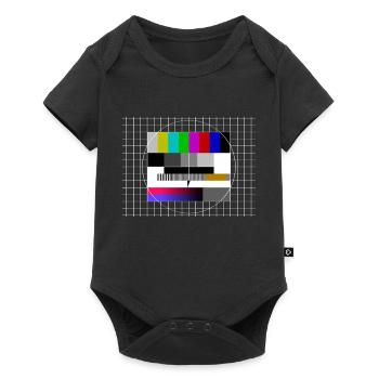 Testbild - Baby Premium Kurzarmbody - Schwarz - Vorne