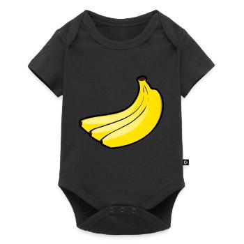 banana - Baby Premium short-sleeve bodysuit - black - Front