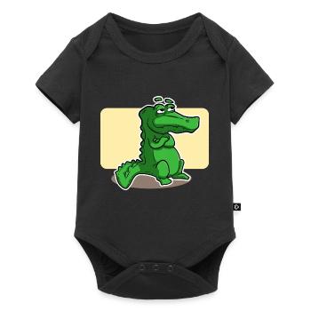 crocodile doux - Body à manches courtes Premium Bébé - noir - Devant