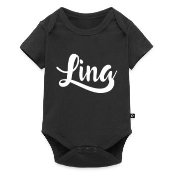 Lina - Body à manches courtes Premium Bébé - noir - Devant