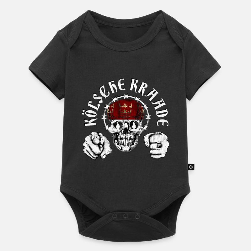 Kölsche Kraade - Baby Premium Kurzarmbody - Schwarz