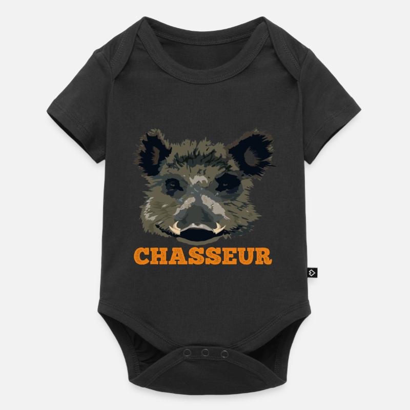 LE CHASSEUR - Body à manches courtes Premium Bébé - noir