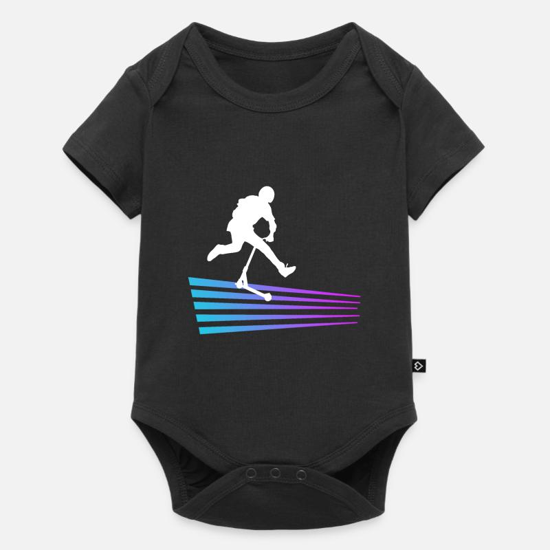 trottinette freestyle - Body à manches courtes Premium Bébé - noir