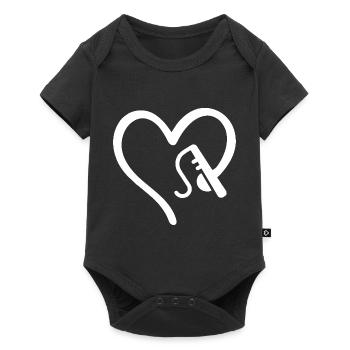 Anglers Love Fishing Fishing - Baby Premium short-sleeve bodysuit - black - Front