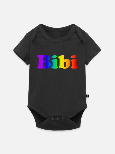 Bibi - Baby Premium Kurzarmbody - Schwarz