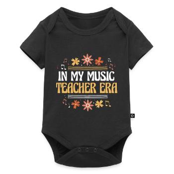 À l’époque de mon professeur de musique, musicien d’école - Body à manches courtes Premium Bébé - noir - Devant