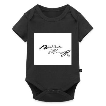 Nicht deiner Meinung - Baby Premium Kurzarmbody - Schwarz - Vorne