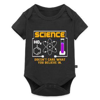 Science - It doesn't matter what you believe in - Baby Premium short-sleeve bodysuit - black - Front