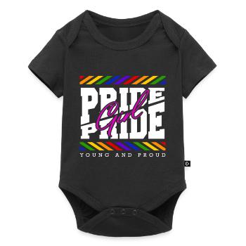 Love Is Love Pride Colors Of Rainbow Equality - Baby Premium short-sleeve bodysuit - black - Front