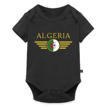 I Love Algeria, Elegance Style Design T-Shirt - Baby Premium short-sleeve bodysuit - black - Front