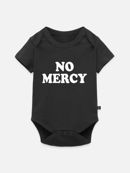 No mercy - Baby Premium Kurzarmbody - Schwarz