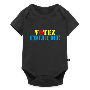 Votez Coluche 01 - Body à manches courtes Premium Bébé - noir - Devant