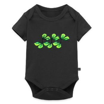 Butterfly 1 - Baby Premium short-sleeve bodysuit - black - Front