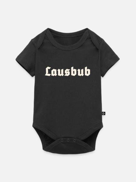 Lausbub - Baby Premium Kurzarmbody - Schwarz