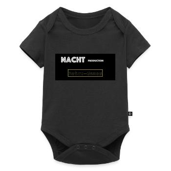 Nachtproduction Retro-Gaming - Baby Premium Kurzarmbody - Schwarz - Vorne