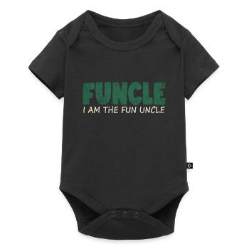 funcle fun uncle - Baby Premium short-sleeve bodysuit - black - Front