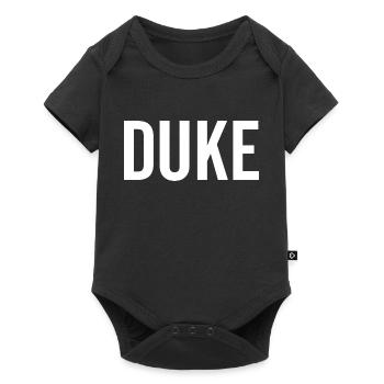 Duke - Baby Premium short-sleeve bodysuit - black - Front