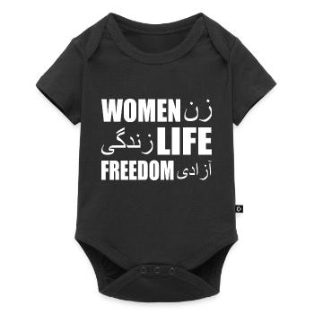 Women life freedom iran - Body à manches courtes Premium Bébé - noir - Devant