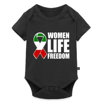 Women life freedom - Baby Premium short-sleeve bodysuit - black - Front