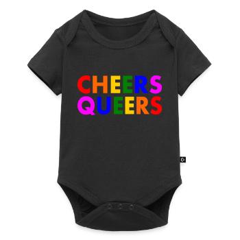 Cheers queers - Body à manches courtes Premium Bébé - noir - Devant