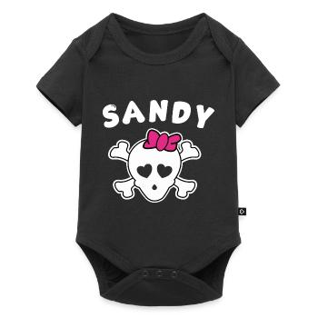 Pirate Sandy Design for Girls and Women - Baby Premium short-sleeve bodysuit - black - Front