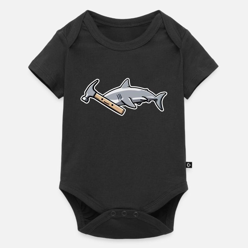Requin marteau Requin cadeau requins requins marteau - Body à manches courtes Premium Bébé - noir