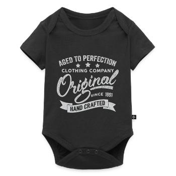 Original 1991 Vintage Retro 1991 Birthday 1991 - Baby Premium short-sleeve bodysuit - black - Front