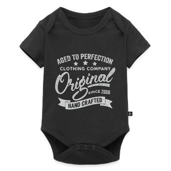 Original 2006 Vintage Retro 2006 Birthday 2006 - Baby Premium short-sleeve bodysuit - black - Front