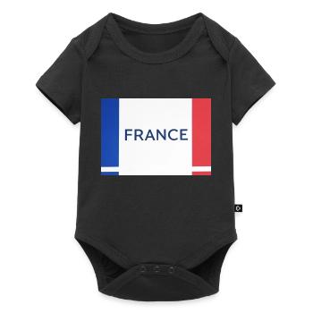 France - Body à manches courtes Premium Bébé - noir - Devant