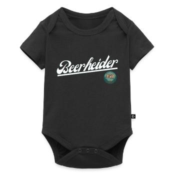 Beerheider - Baby Premium Kurzarmbody - Schwarz - Vorne