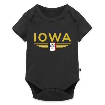 Iowa Fan T-Shirt – Your State! - Baby Premium short-sleeve bodysuit - black - Front