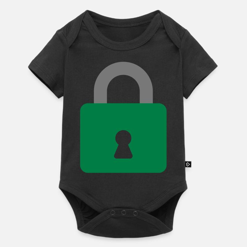 Padlock - Baby Premium short-sleeve bodysuit - black