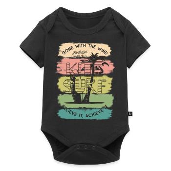 Kiteboard Kiteboard Kitesurf cadeau de Kitesurf - Body à manches courtes Premium Bébé - noir - Devant