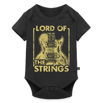 Gitarre - Baby Premium Kurzarmbody - Schwarz - Vorne