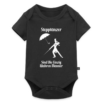 Stepptänzer sind die einzig wahren Männer - Baby Premium Kurzarmbody - Schwarz - Vorne