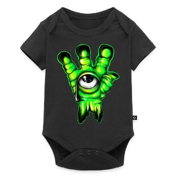Couleur de la main étrangère - Body à manches courtes Premium Bébé - noir - Devant