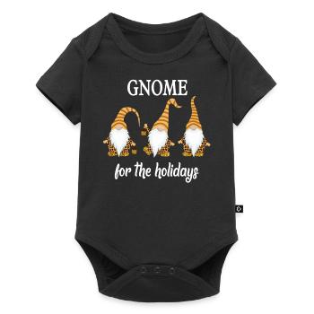 Gnom für die Feiertage - Baby Premium Kurzarmbody - Schwarz - Vorne