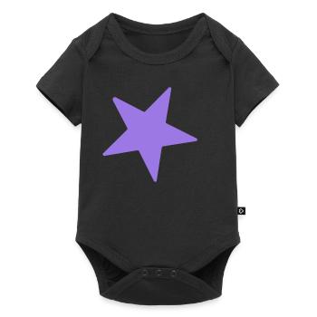 Étoile Étoile Corps céleste étoile - Body à manches courtes Premium Bébé - noir - Devant