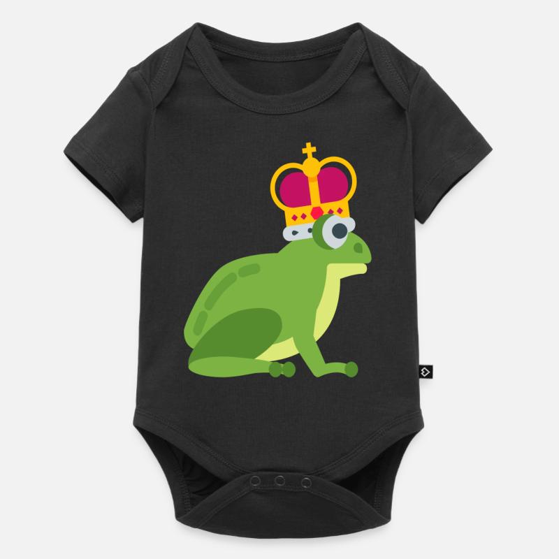 Roi grenouille - Body à manches courtes Premium Bébé - noir