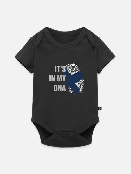 Its in my DNA Finnland - Baby Premium kortärmad bodysuit - svart