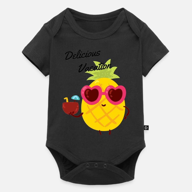 Délicieuses vacances - Body à manches courtes Premium Bébé - noir