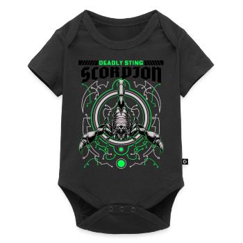 Scorpion - Baby Premium Kurzarmbody - Schwarz - Vorne