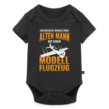 Modellflug - Baby Premium Kurzarmbody - Schwarz - Vorne