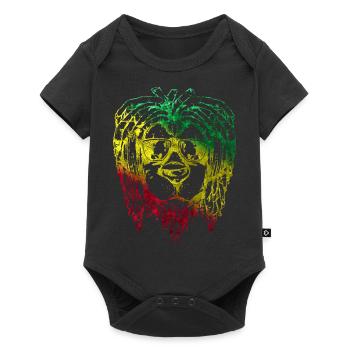 Africa Lion's Head Lion Animal Lion Maori King - Baby Premium short-sleeve bodysuit - black - Front