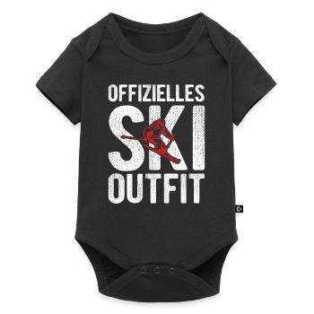 Tenue de ski officielle Ski de montagne - Body à manches courtes Premium Bébé - noir - Devant