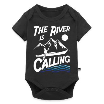 The River is Calling - Baby Premium short-sleeve bodysuit - black - Front