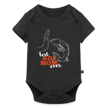 Kois Meilleur Koi Mama jamais Koi - Body à manches courtes Premium Bébé - noir - Devant