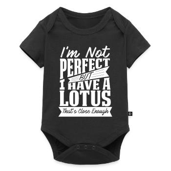 PERFECT WITH LOTUS CAR - Baby Premium short-sleeve bodysuit - black - Front