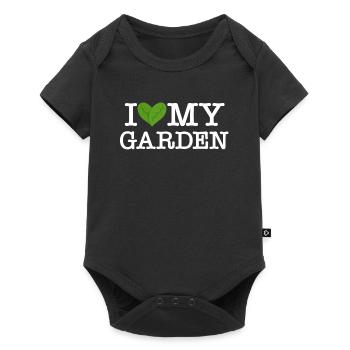 Jardin I love my Garden Jardinier - Body à manches courtes Premium Bébé - noir - Devant